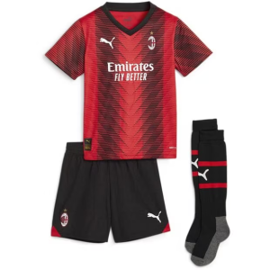 AC Milan Barn Hjemme Draktsett 2023 2024 – Kortermet
