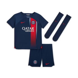 Paris Saint Germain PSG Barn Hjemme Draktsett 2023 2024 – Kortermet